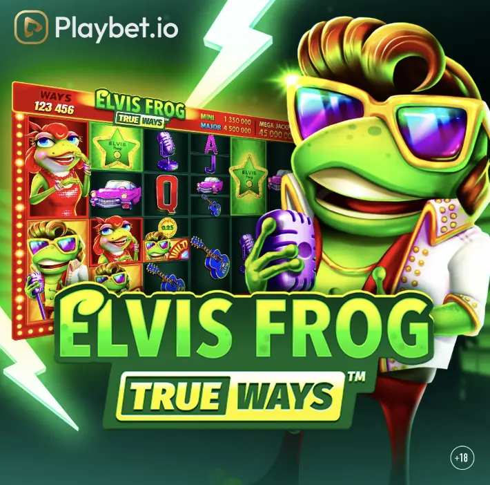 Elvis Frog in Vegas — RTP 96.00% Top Playbet Slot