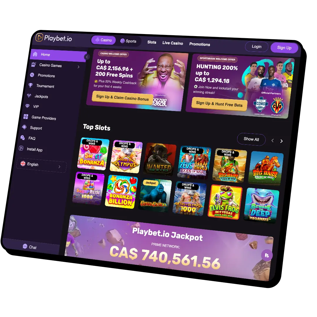 Playbet Casino in Canada - Crypto Casino with 4500+ Games